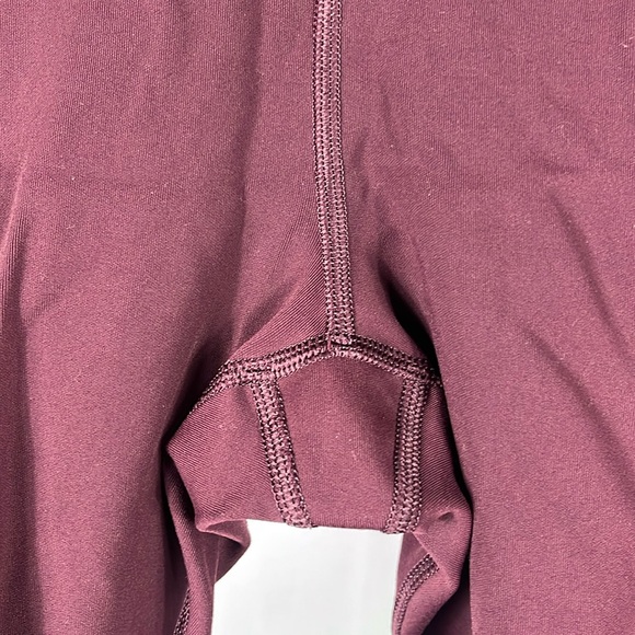 Athleta All In Crop Leggings in Maroon. - Picture 7 of 11